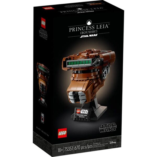 LEGO Star Wars, Princess Leia (Boushh) Casca 75351