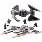 LEGO Star Wars, Fang Fighter mandalorian vs TIE Interceptor, 75348 - imagine 3