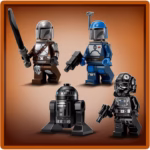 LEGO Star Wars, Fang Fighter mandalorian vs TIE Interceptor, 75348 - imagine 8