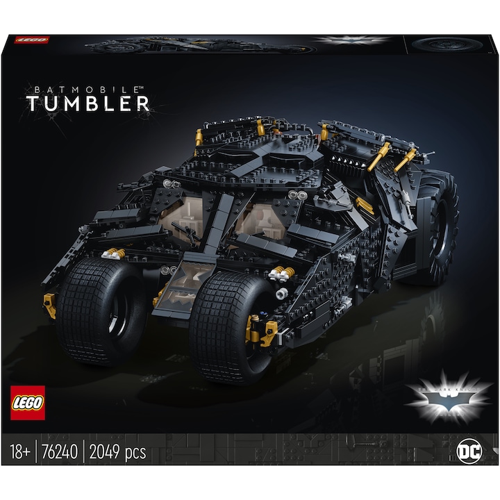 res_e8533b8309799810682c9873e956e740 LEGO DC, Batmobile Tumbler 76240 - imagine 1