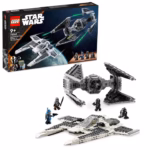 LEGO Star Wars, Fang Fighter mandalorian vs TIE Interceptor, 75348 - imagine 2