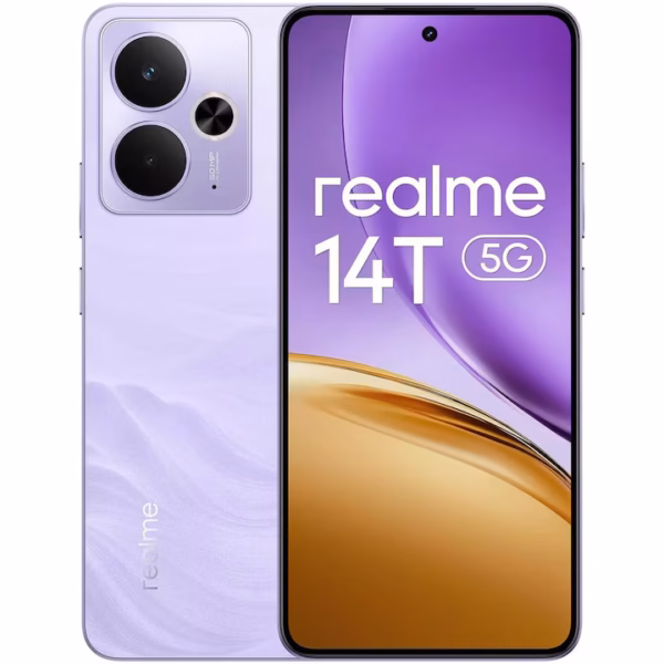 Telefon Realme 14T, 8GB RAM, 256GB, 5G, Lightning Purple