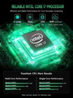 Mini PC Bmax B6 Power i7-1060NG7, 16GB LPDDR4 RAM/1TB NVMe SSD, wifi 6 - imagine 3