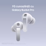 Casti Samsung Galaxy Buds4 Pro, White - imagine 2
