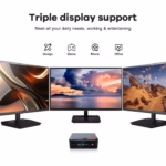 Mini PC Beelink SER 5 Ryzen 5 5560U, 16GB DDR4, 500GB SSD, Wi-Fi 6, Windows 11 - imagine 2