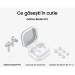 Casti Samsung Galaxy Buds4 Pro, White - imagine 5