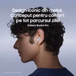 Casti Samsung Galaxy Buds4 Pro, White - imagine 6