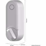 Incuietoarea inteligenta Yale Linus L2, Sliver - imagine 2