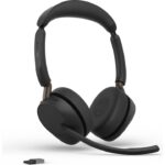 Casti wireless Jabra Evolve3 65 UC Stereo cu statie de andocare - imagine 4