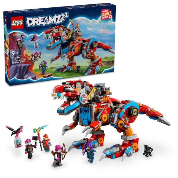 LEGO DREAMZzz - Dinozaurul robot C-Rex al lui Cooper 71484